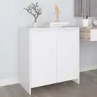 NNEVL Sideboard White 70x40x73.5 cm Chipboard