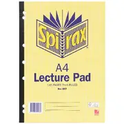 Spirax A4 No. 907 Lecture Pad 140 Page