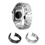 【愛瘋潮】99免運 贈送拆錶帶工具套裝 HOCO APPLE WATCH 4 4代 (38/40MM) 格朗鋼錶帶-銀色款