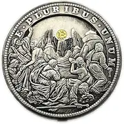 Movable Mechanism Coin Roman Booteen Amazing Art Open The Mountain” Bitcoin Hobo Nickel Magic Collectible Creative Gift Handmade Commemorative