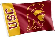 Desert Cactus USC Flag University of Southern California Trojans Flag Banners 100% Polyester Indoor Outdoor 3x5 feet Flags (Style Team Name A)
