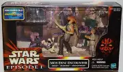 Star Wars Episode I Mos Espa Encounter 3 Action Figures 1999 Hasbro MIB SEALED
