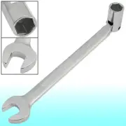 1Pcs Chrome Finish Double Headed Open End Socket Wrench Combination Spanner 14mm