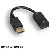 KNTK Displayport 1.2 to HDMI 2.0 Active Adapter 4K TV Display Monitor Projector