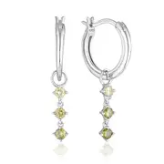 Georgini Summer Sorbet Matcha Magic Earrings Multi Coloured Silver