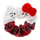 【震撼精品百貨】Hello Kitty 凱蒂貓~Sanrio HELLO KITTY可愛大臉造型絨布髮圈(格紋)#98330