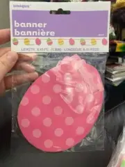 Easter Egg Cut Out Banner 6.45ft New!