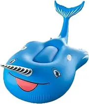 Portable Narwhal Floating Row Inflatable Toy Thick Floating Bed Swimming Ring Shooting Props Inflatable Pool Float 270 * 145 * 100CM Inflatable LWX