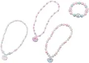 [COLLBATH] 1Set Jewelry Beaded Necklace and Bracelet Set for Necklaces and Bracelet Creative Design for Parties and Everyday Wear present