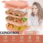 Lunch Box Bento Box for Kids & Students Leak proo, Microwave Safe, Food Contain