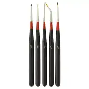 US Art Supply Acrylic Paint Brush Set - Fine Detail Painting of Art, Miniatures