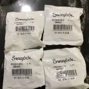 LOT OF 4 Swagelok SS-QC8-S1-810, SS-WC8-S-810