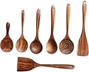 SHOWERORO Complete Kitchen Utensils 1 Set Wooden Spoons Small Wooden Spoons for Cooking Serving Tea Making