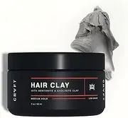 CRVFT Hair Clay 2oz | Medium Hold/Zero Shine Matte Finish | Add Volume & Texture | Ideal for Textured, Short & Medium Styles | Reworkable | [High Density] Clay Base, Stylist Approved [Unscented]