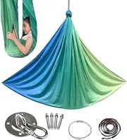 Hammock Plane - Soft Plane Yoga Swing | Yoga Hammock for Ceiling, Aerial Fitness Hammock, Elastic Fabric, Lightweight Portable Elastic Fitness Hammock for Outdoor Exercise for Children