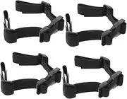 4pcs Accordion Strap Chest Bag Breast Tape Rucksack Backpack for Backpacks Gravity Straps Backpack Chest Strap Replacement Backpack Accessory Straps Hiking Buckle Ribbon Black