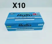 2,000 X Rollo 5.5mm Micro Slim Blue 20mm Filter Tubes. FREE SHIPPING
