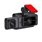 3in 3 Lens Dash Cam WiFi Car DVR Front Inside Rear Cameras Night Vision G-sensor