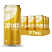 Zevia Zero Sugar Cream Soda Caffeine Free 16 Fl Oz Cans Pack of 12
