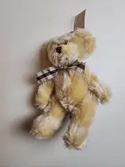 Russplus Vintage Millennium Teddy Bear 2000 8” Plush Item Collectible Free Ship