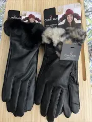 CUDDL DUDS GLOVES TOUCHSCREEN 94% LEATHER 6% RECYCLED POLY CHOOSE WHICH 1 U WANT