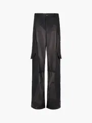 [JiyongKim] Sun-Bleached Draped Pocket Trousers