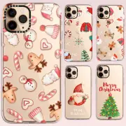 iPhone 16 Pro Max Case 15 14 13 12 11 Plus Shockproof Clear Christmas Cover