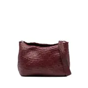 [Dragon Diffusion] Dragon Diffusion Woven Leather Shoulder Bag ONE SIZE RED