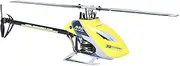 OMPHOBBY M2 EVO MK2 RC Helicopter for Adults - 6CH 3D Aerobatic RC Helicopters Outdoor with Dual Brushless Direct-Drive Motors, Outdoor Mini RC Aircraft For Advanced Pilots（PNP Version, Yellow)