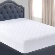 Mattress Protector Quilted Fitted - Mattress Cover Stretches up to 40 Cm Deep -