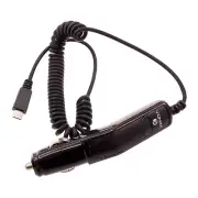 Micro-USB Car Charger Coiled Cable Power Adapter DC Socket Plug-in for Tablets