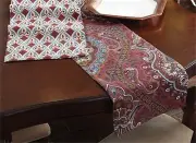 Tangier Floral Medallion Reversible Table Runner