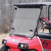 Clear Fold Down Golf Cart Acrylic Windshield for Club Car DS |1982 - 2000.5