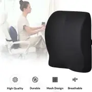 Memory Foam Lumbar Support Back Pain Relief Cushion For Office Chair Car Seat AU