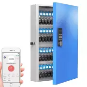 WeHere 96 Key Lock Box(Plus) Wall Mount, APP Bluetooth/One Time Password/Wi-F...
