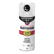RUST-OLEUM Stops Rust Custom Spray Paint 5 in 1 Enamel 340g Satin Clear