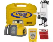 Spectra Precision HV302-1 Red Beam Self-Leveling Rotary Laser w/ RC402N Remote,