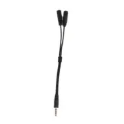 3.5mm Stereo 1 Male To 2 Female Jack Earphone/Mic Y Splitter Adapter Cable