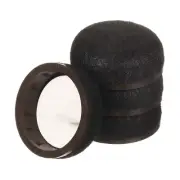 4 Pcs Felt Furniture Slider, 1.22" Round Sliding Pad Table Leg Protector, Black