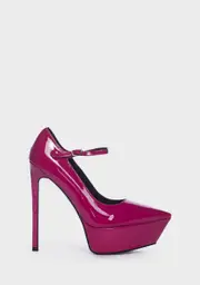 [AZALEA WANG] Pink Power Platform Heels