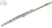 Band Approved Nickel Closed Hole Flute w Black Case/Shoulder Strap/Handle/Pocket