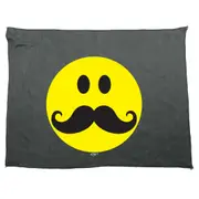 Moustache Smile - Funny Novelty Soft Sport Microfiber Towel