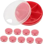 BESPORTBLE 10pcs Portable Fishing Tackle Organizer Box Sturdy and Convenient Lure Container for Hooks Baits and Fishing Tools Compact Storage for Anglers