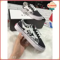 在飛比找蝦皮購物優惠-Vans 舊 SKOOL 骷髏鞋, 帶熱圖案 2021