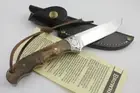 Browning Fixed Blade Knife with Leather Sheath Hunting Outdoor Camping AUPOST