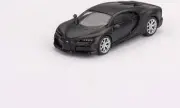 Bugatti Chiron Super Sport 300+ Matte Black (Mini GT) Diecast 1:64 Scale Model -
