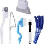6Pcs Window Cleaning Brush Set Home Deep Cleaning Tool Kit for Groove Track Sill