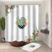 Elegant Cactus Flowers Shower Curtain