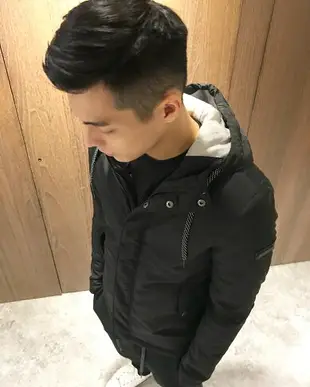 美國百分百【Armani Exchange】外套 AX 連帽 口戴 棉質 夾克 亞曼尼 男款 上衣 黑色 XS J616