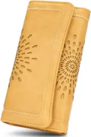 Cartera para Mujer Billetera Porta ID Tarjetas de Crédito Bolso de Mano